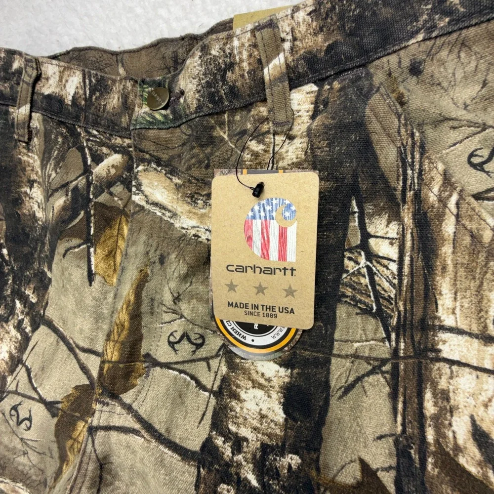 Carhartt Realtree Xtra Camo Dungaree Pants Mens 34x32 B235 977 NWT NOS